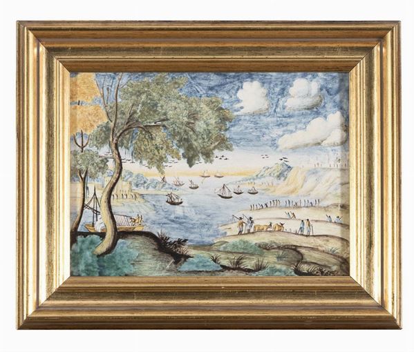 MATTONELLA IN MAIOLICA DI CASTELLI