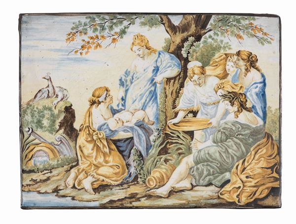 MATTONELLA IN MAIOLICA DI CASTELLI