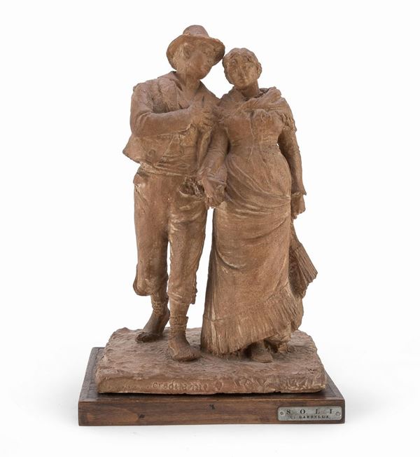 SCULTURA IN TERRACOTTA DI COSTANTINO BARBELLA