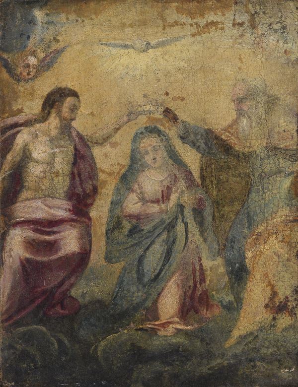 DIPINTO INCORONAZIONE DELLA VERGINE