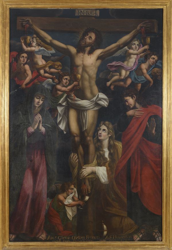 PALA D'ALTARE DI PITTORE ITALIA CENTRALE