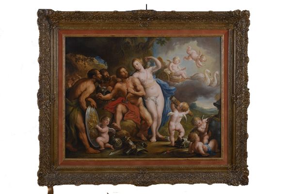 DIPINTO VENERE CHIEDE A VULCANO LE ARMI PER ENEA