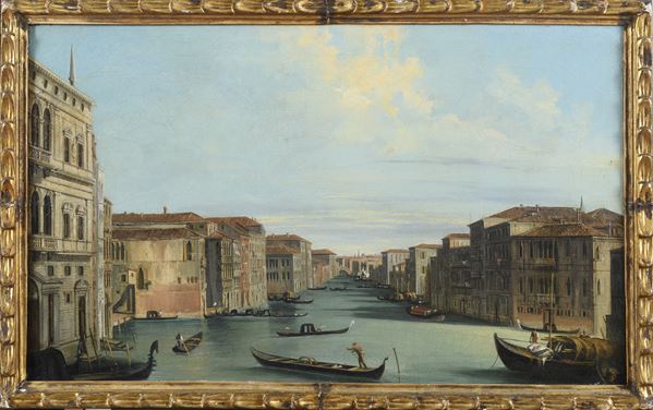 DIPINTO CANAL GRANDE DI GIUSEPPE BERNARDINO BISON