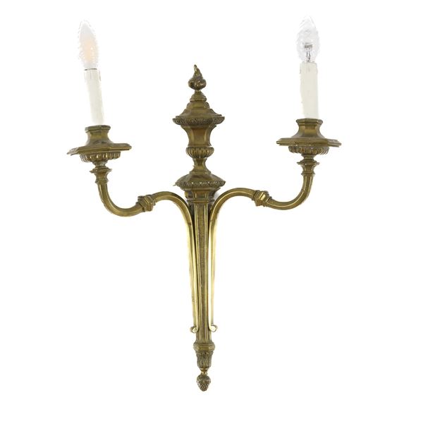 COPPIA DI APPLIQUES IN BRONZO, INIZI XX SECOLO