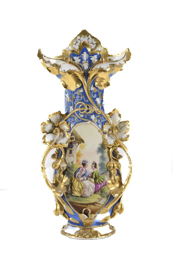 GRANDE VASO IN PORCELLANA, PERIODO LUIGI FILIPPO