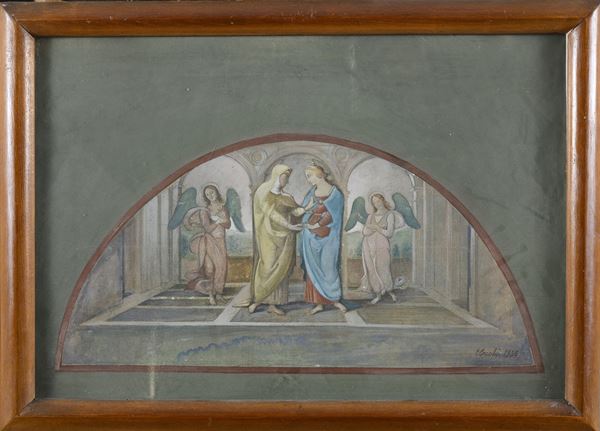 COPPIA DI TECNICHE MISTE PEDUCCI F.TE E. ERCOLI