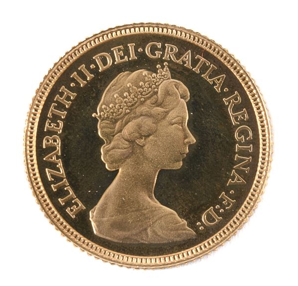 MONETA ROYAL MINT PROOF, HALF SOVEREIGN GRAN BRETAGNA