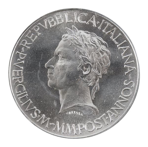 MONETA BIMILLENARIO PUBLIO VIRGILIO MARONE 1981