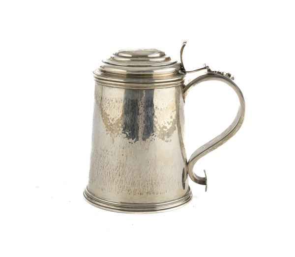 TANKARD IN ARGENTO, PUNZONE MILANO 1944/1968