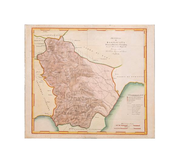 INCISIONE BASILICATA DI GENNARO BARTOLI
