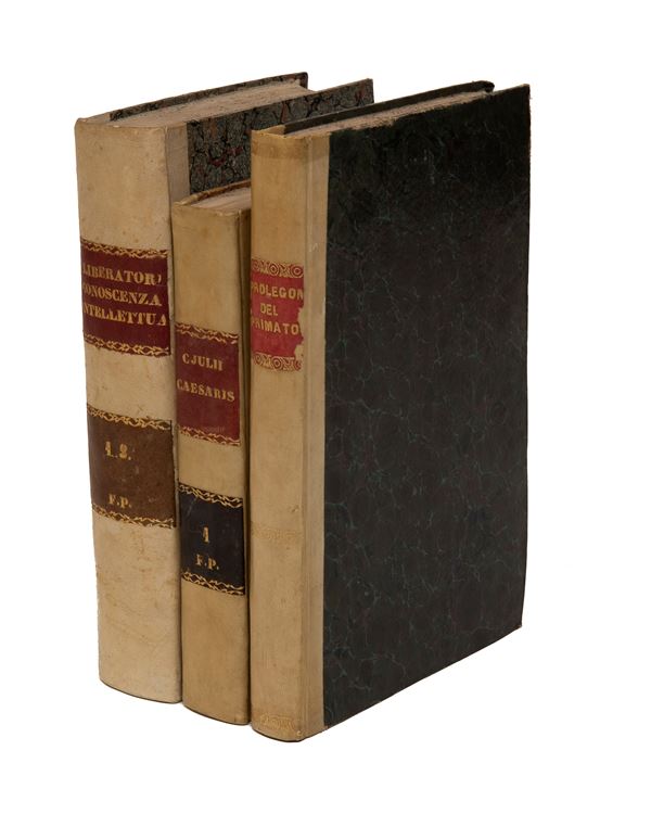 TRE VOLUMI LETTERATURA VARIA