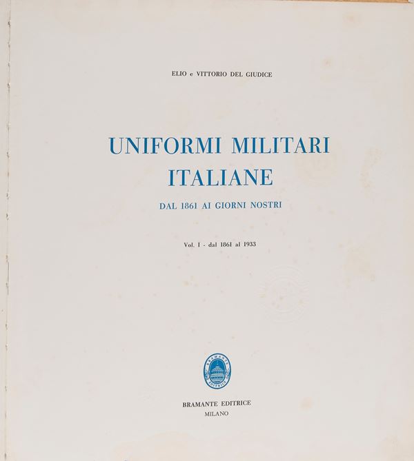 VOLUME UNIFORMI MILITARI ITALIANE