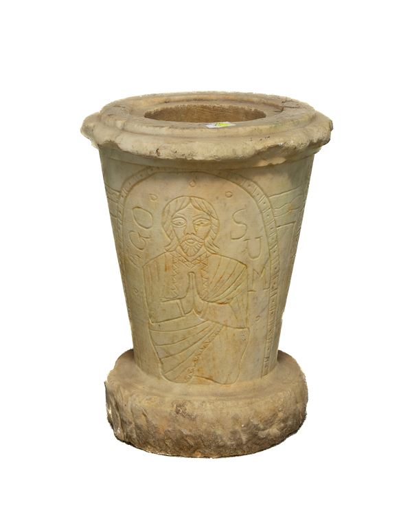 VASO IN MARMO, XVIII SECOLO