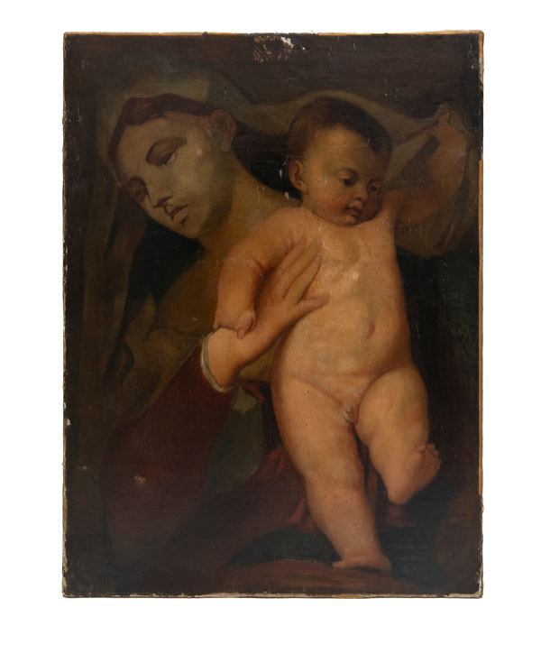 DIPINTO MADONNA COL BAMBINO