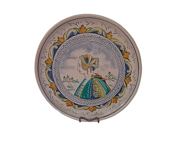 PIATTO IN CERAMICA, LA BROCCA SANTO STEFANO