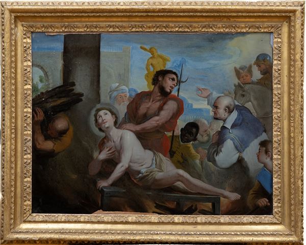 DIPINTO SAN LORENZO DI LUCA GIORDANO