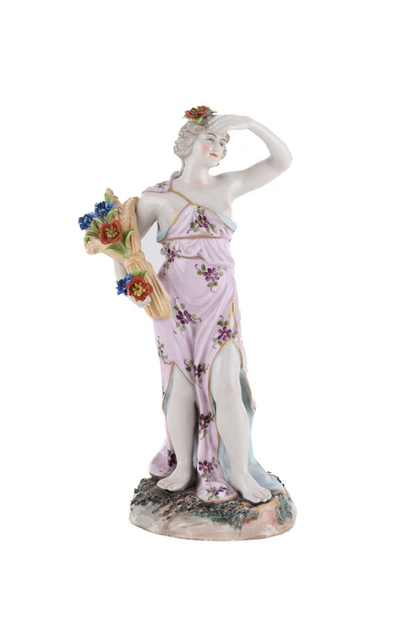 SCULTURA IN PORCELLANA, GINORI FINE XIX SECOLO