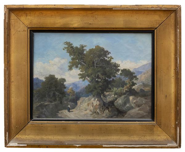 DIPINTO PAESAGGIO DEL XIX SECOLO