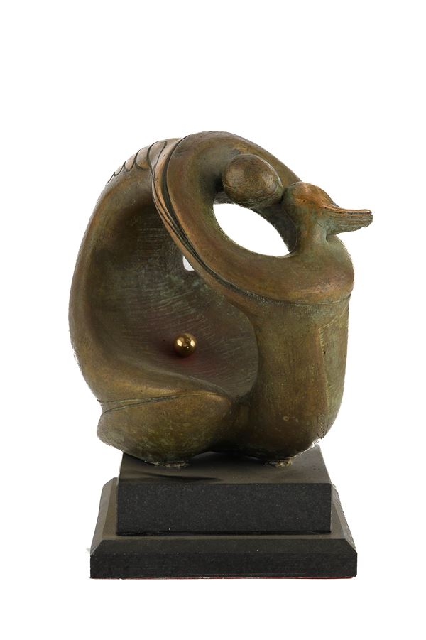 SCULTURA IN BRONZO DI AUGUSTO CONTI