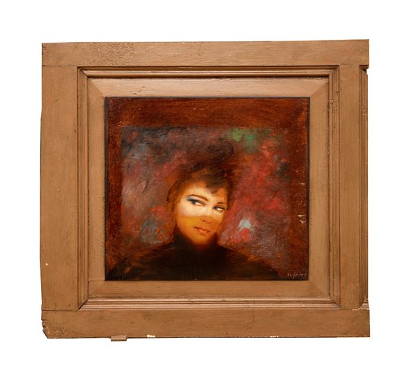 DIPINTO DONNA DI FRANCO ACCURSIO GULINO