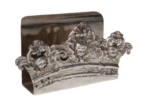 PORTA CARTE IN ARGENTO, PUNZONE MILANO 1944/1968