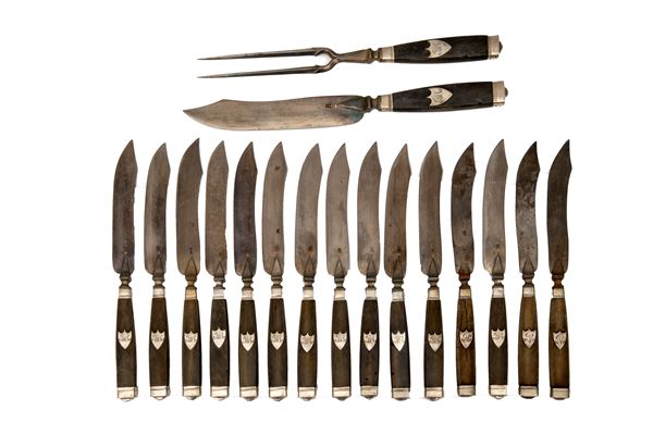 SET DA ARROSTO, INGHILTERRA FINE XIX SECOLO