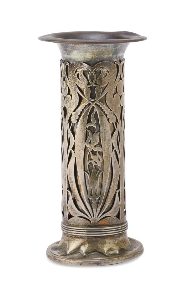 PORTAFIORE IN ARGENTO LIBERTY, LONDRA 1900