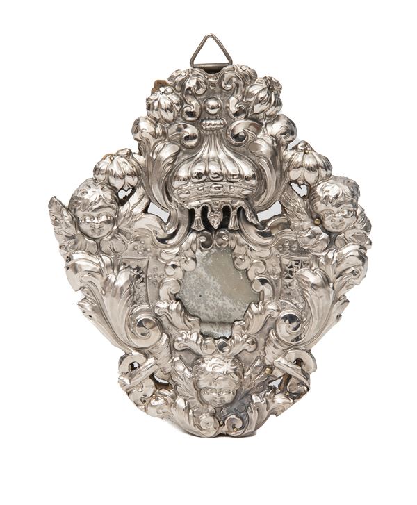 PORTA RELIQUIE IN ARGENTO, FRANCIA FINE XVIII SECOLO