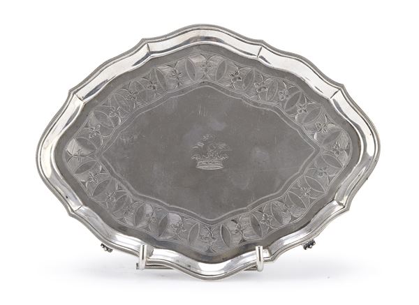 PICCOLO SALVER IN ARGENTO, LONDRA 1796