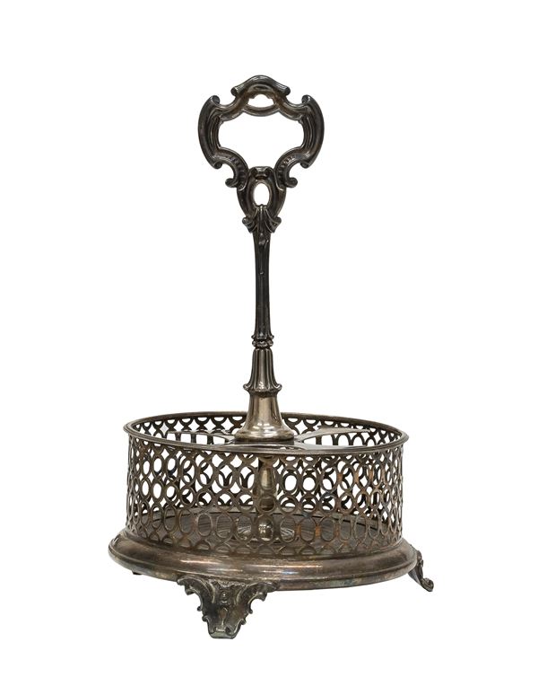 FUSTO DI OLIERA IN SILVERPLATED, XX SECOLO