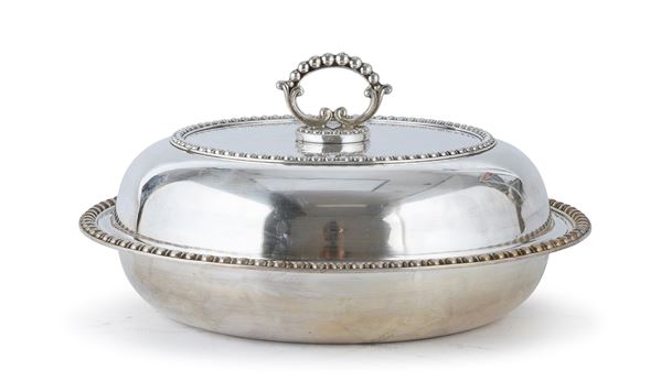 LEGUMIERA IN SILVERPLATED, PUNZONE SERRA ROMA
