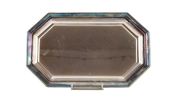 PORTA BIGLIETTI IN SILVERPLATED, XX SECOLO