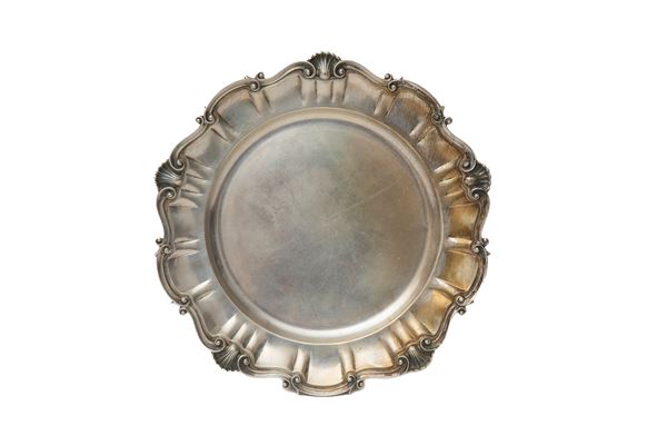 PIATTO IN ARGENTO, PUNZONE MILANO 1935/1945