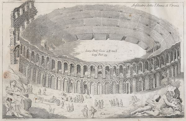 INCISIONE ARENA DI VERONA DI MARCO MORONI