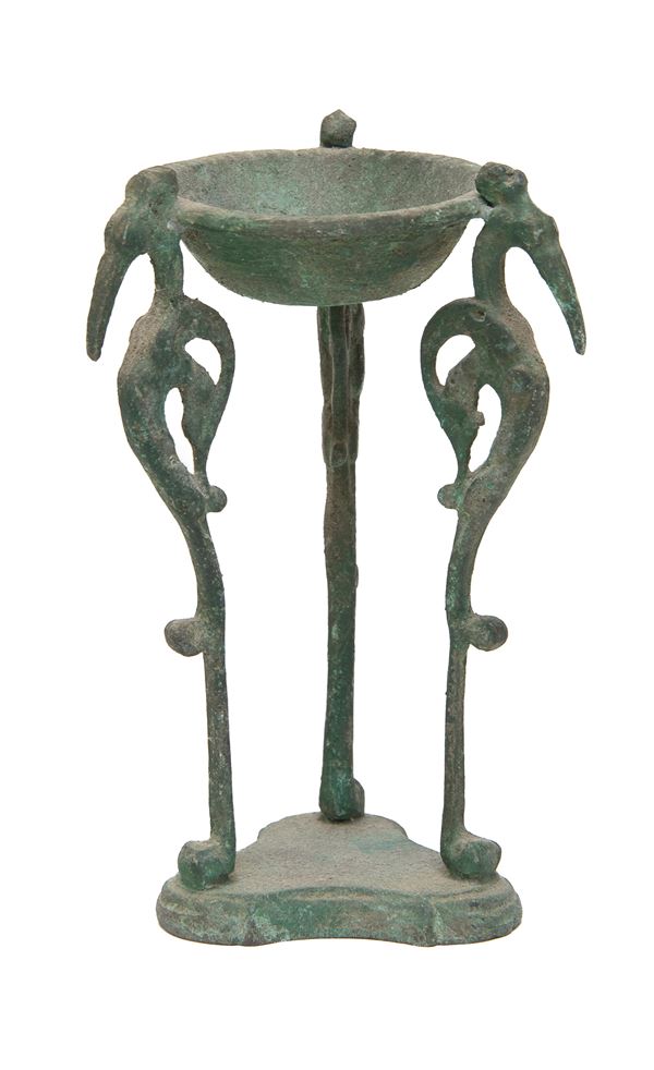 MODELLO DI TRIPODE IN BRONZO, INIZI XIX SECOLO  - Asta ASTA 290 - ASTA DI ARTE ANTICA E PREZIOSI - Casa d'Aste Babuino