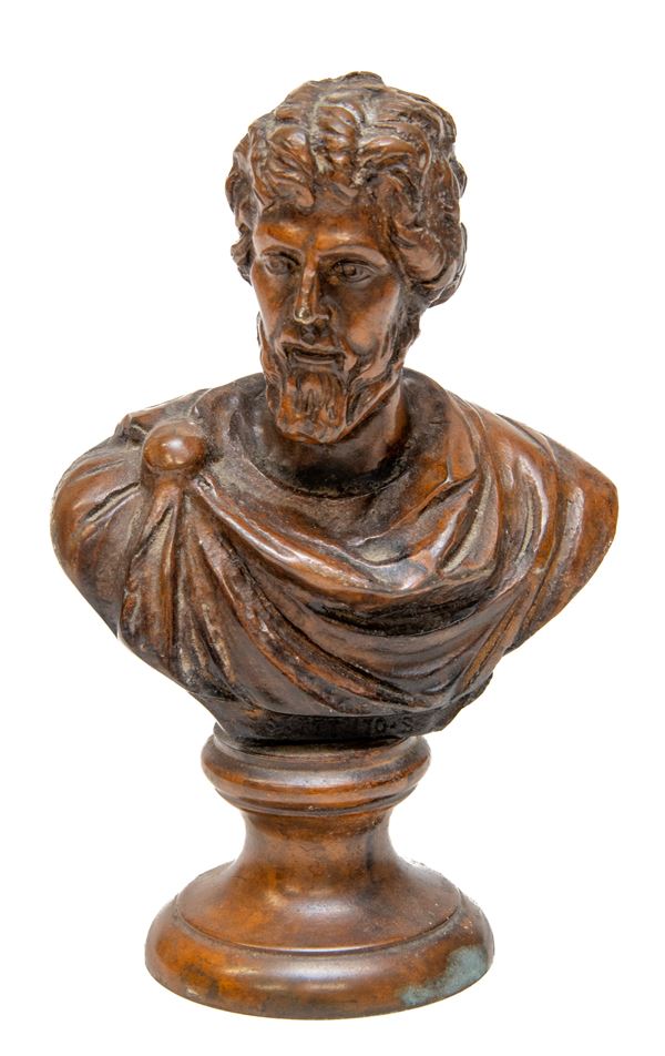 BRONZO BUSTO DI CARLO V