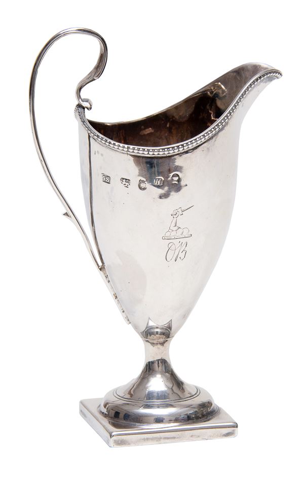 LATTIERINA IN ARGENTO, PUNZONE LONDRA GIORGIO III 1787