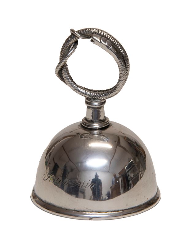 CAMPANELLO IN ARGENTO, PUNZONE OLANDA 1799  - Asta ASTA 290 - ASTA DI ARTE ANTICA E PREZIOSI - Casa d'Aste Babuino