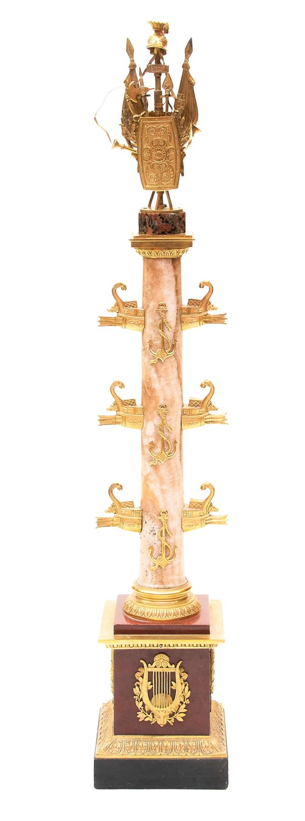 MODELLO DI COLONNA ROSTRATA, INIZI XIX SECOLO