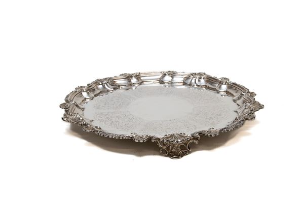 SALVER IN ARGENTO, LONDRA REGINA VITTORIA 1846