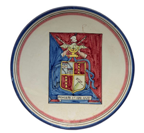 PIATTO IN CERAMICA, DERUTA XX SECOLO  - Asta ASTA 290 - ASTA DI ARTE ANTICA E PREZIOSI - Casa d'Aste Babuino