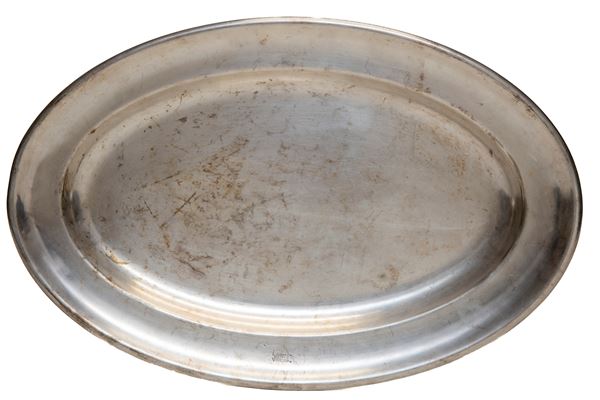 FIAMMINGA IN METALLO ARGENTATO, GERMANIA XX SECOLO  - Asta ASTA 290 - ASTA DI ARTE ANTICA E PREZIOSI - Casa d'Aste Babuino