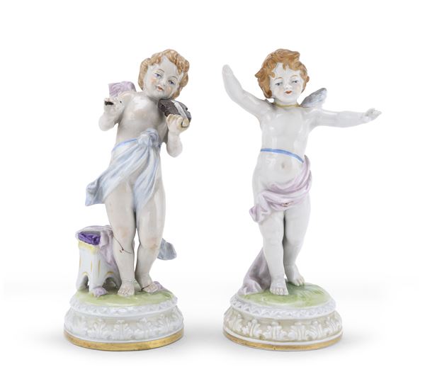 DUE SCULTURE IN PORCELLANA, GINORI INIZI XX SECOLO  - Asta ASTA 290 - ASTA DI ARTE ANTICA E PREZIOSI - Casa d'Aste Babuino