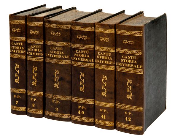 DODICI VOLUMI CANTÙ STORIA UNIVERSALE