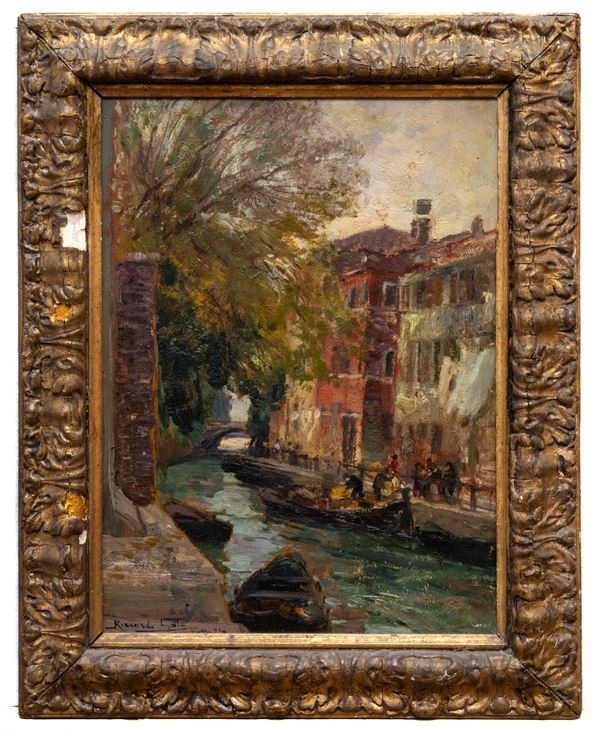 DIPINTO VENZIA F.TO RICCARDI GALLI