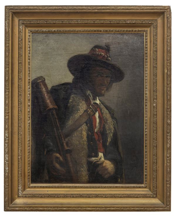 DIPINTO ZAMPOGNARO DI MICHELE CAMMARANO
