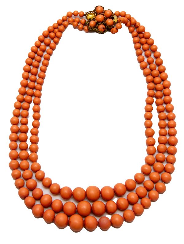 COLLIER IN CORALLO