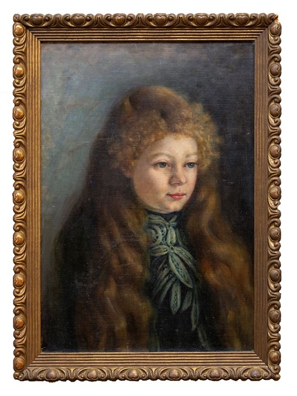 DIPINTO RITRATTO DI FANCIULLA