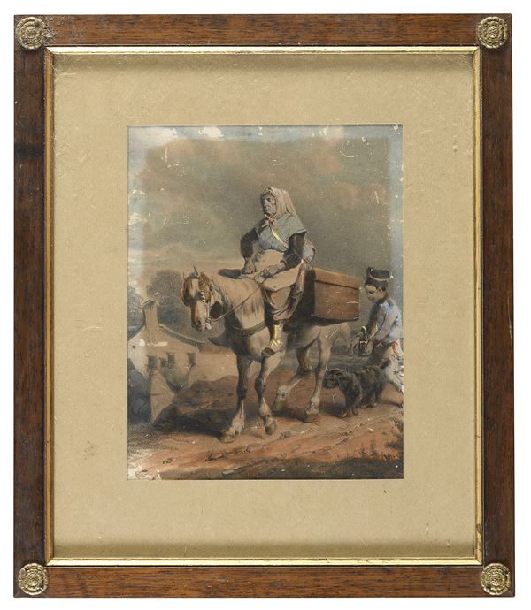 QUATTRO STAMPE DI JEAN-BAPTISTE A. LAFOSSE