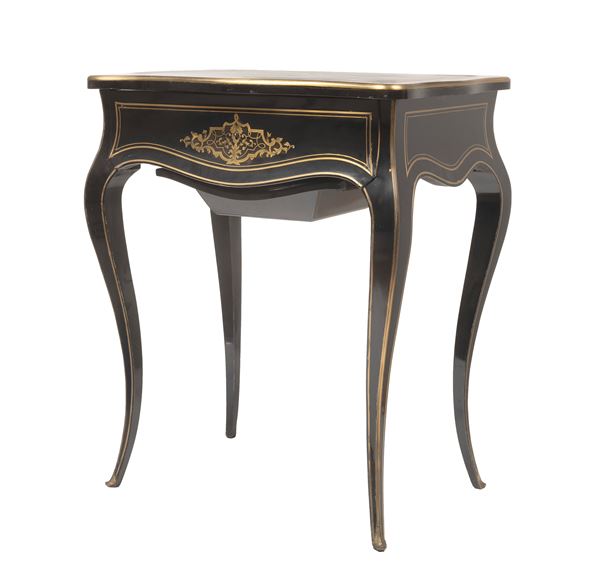 TOLETTA IN STILE BOULLE, FRANCIA FINE XIX SECOLO